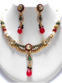 Polki Necklace Set